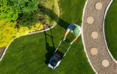 mowing