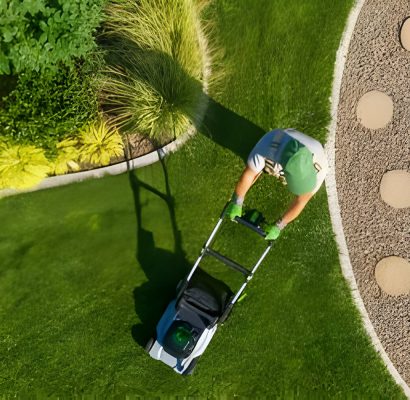 mowing