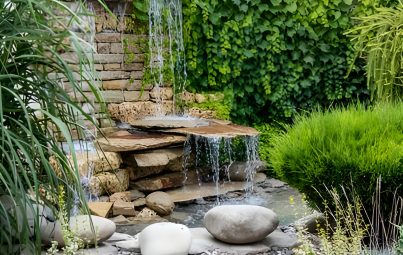small-decorative-waterfall-garden-landscape-design-bradenton-sarasota